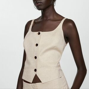 Mango Buttons cotton top